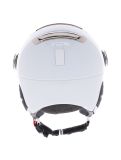 Miniatuur Kask, Piuma-R Chrome Visor skihelm met vizier unisex White/Silver wit, Zilver 