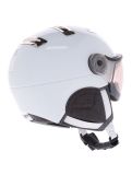 Miniatuur Kask, Piuma-R Chrome Visor skihelm met vizier unisex White/Silver wit, Zilver 