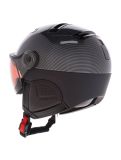 Miniatuur Kask, Piuma-R Elite skihelm met vizier unisex Carbon/Black zwart 