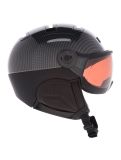 Miniatuur Kask, Piuma-R Elite skihelm met vizier unisex Carbon/Black zwart 