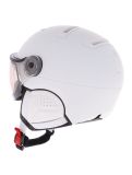 Miniatuur Kask, Piuma-R Shadow Visor skihelm met vizier unisex White wit 