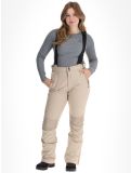 Miniatuur Kilpi, DIONE softshell skibroek dames Beige beige 