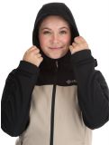 Miniatuur Kilpi, Ravia softshell ski-jas dames Beige beige, zwart 