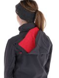 Miniatuur Kilpi, Ravia-w softshell ski-jas grote maten dames Dark Grey grijs 