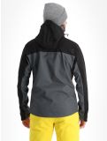 Miniatuur Kilpi, Ravio-m softshell ski-jas grote maten heren Dark Grey grijs 