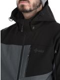 Miniatuur Kilpi, Ravio-m softshell ski-jas grote maten heren Dark Grey grijs 