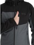 Miniatuur Kilpi, Ravio-m softshell ski-jas grote maten heren Dark Grey grijs 