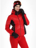 Miniatuur Luhta, Karravaara ski-jas dames Cranberry rood, zwart 