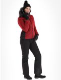 Miniatuur Luhta, Skalluvaara ski-jas dames Cranberry rood, zwart 