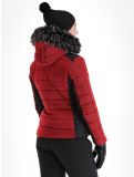 Miniatuur Luhta, Skalluvaara ski-jas dames Cranberry rood, zwart 