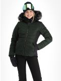 Miniatuur Luhta, Skalluvaara ski-jas dames Dark Green groen, zwart 