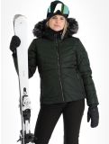 Miniatuur Luhta, Skalluvaara ski-jas dames Dark Green groen, zwart 