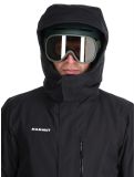 Miniatuur Mammut, Fall Line HS Thermo Hooded ski-jas heren Black zwart 