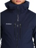 Miniatuur Mammut, Stoney HS Thermo Hooded ski-jas heren Marine blauw 