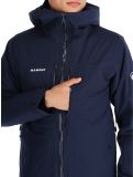 Miniatuur Mammut, Stoney HS Thermo Hooded ski-jas heren Marine blauw 