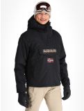 Miniatuur Napapijri, Rainforest Next winter anorak heren Black zwart 