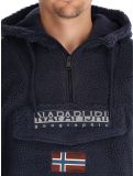 Miniatuur Napapijri, T-Burgee Curly trui heren Blue Marine blauw 