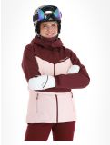 Miniatuur O'Neill, Aplite ski-jas dames Windsor Wine Colour Block bordeaux, roze 