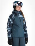 Miniatuur O'Neill, Aplite Plus ski-jas dames Blue Triangle Ikat blauw 