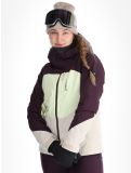 Miniatuur O'Neill, Carbonite Snow ski-jas dames Aubergine Colour Block paars, wit 