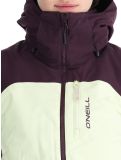 Miniatuur O'Neill, Carbonite Snow ski-jas dames Aubergine Colour Block paars, wit 