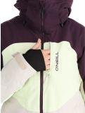 Miniatuur O'Neill, Carbonite Snow ski-jas dames Aubergine Colour Block paars, wit 