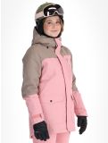 Miniatuur O'Neill, Utility Hybrid ski-jas dames Genuine Pink Colour Block bruin, roze, wit 