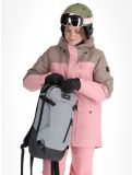 Miniatuur O'Neill, Utility Hybrid ski-jas dames Genuine Pink Colour Block bruin, roze, wit 