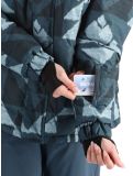 Miniatuur O'Neill, Z.E.N. Puffer Hybrid ski-jas dames Blue Triangle Ikat blauw 