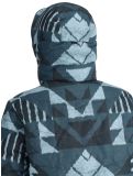 Miniatuur O'Neill, Z.E.N. Puffer Hybrid ski-jas dames Blue Triangle Ikat blauw 