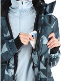 Miniatuur O'Neill, Z.E.N. Puffer Hybrid ski-jas dames Blue Triangle Ikat blauw 