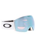 Miniatuur Oakley, Flight Deck L skibril unisex Matte White - Prizm Sapphire Iridium wit 