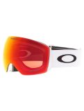 Miniatuur Oakley, Flight Deck L skibril unisex Matte White - Prizm Torch Iridium wit 