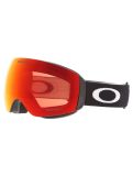 Miniatuur Oakley, Flight Deck M skibril unisex Matte Black - Prizm Torch Iridium zwart 