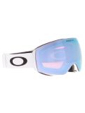 Miniatuur Oakley, Flight Deck M skibril unisex Matte White - Prizm Sapphire Iridium wit 