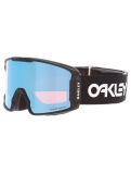 Miniatuur Oakley, Line Miner L skibril unisex Factory Pilot Black - Prizm Sapphire Iridium wit, zwart 