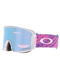 Miniatuur Oakley, Line Miner L skibril unisex Lucas Braathen Signature - Prizm Snow Sapphire Iridium roze, wit 