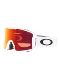 Miniatuur Oakley, Line Miner M skibril unisex Matte White - Prizm Torch Iridium wit 