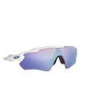 Miniatuur Oakley, Radar EV Path zonnebril unisex Polished White - Priz Snow Sapphire Iridium wit 