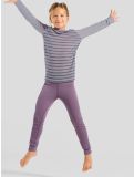 Miniatuur Odlo, Active Warm Eco thermoshirt kinderen Misty Lilac - Gray Ridge grijs, roze 