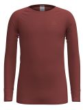 Miniatuur Odlo, Active Warm Eco thermoshirt kinderen Spiced Apple bordeaux 