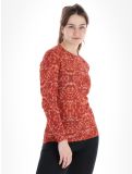 Miniatuur Odlo, Active Warm Eco Graphic thermoshirt dames Cinnabar bruin 