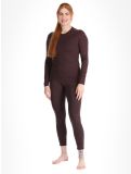 Miniatuur Odlo, Merino 200 thermoshirt dames Fudge paars 