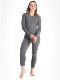 Miniatuur Odlo, Merino 200 thermoshirt dames Odlo Steel Grey Melange grijs 