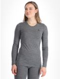 Miniatuur Odlo, Merino 200 thermoshirt dames Odlo Steel Grey Melange grijs 