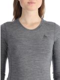 Miniatuur Odlo, Merino 200 thermoshirt dames Odlo Steel Grey Melange grijs 