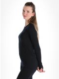 Miniatuur Odlo, Merino 200 thermoshirt dames Black zwart 