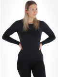 Miniatuur Odlo, Perfomance Light Eco thermoshirt dames Black zwart 