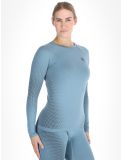 Miniatuur Odlo, Perfomance Warm Eco thermoshirt dames Provincial Blue blauw 