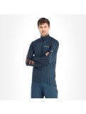 Miniatuur Peak Performance, Spirit Half Zip Printed thermoshirt heren pattern Blauw